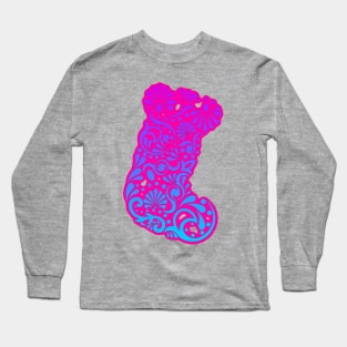 Festive Christmas Stocking Long Sleeve T-Shirt